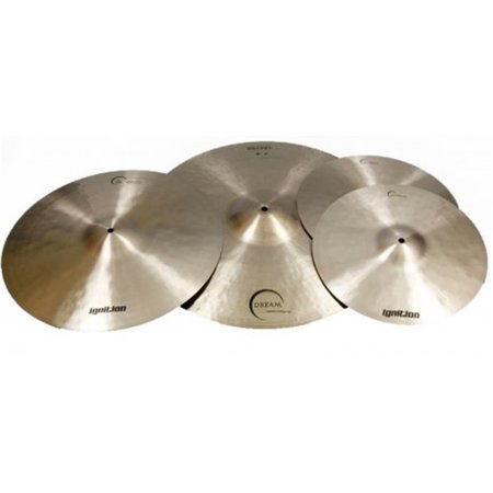 DREAM CYMBALS & GONGS Dream Cymbals & Gongs IGNCP3Plus-U Ignition Cymbal Pack; Large - 3 Piece IGNCP3+-U